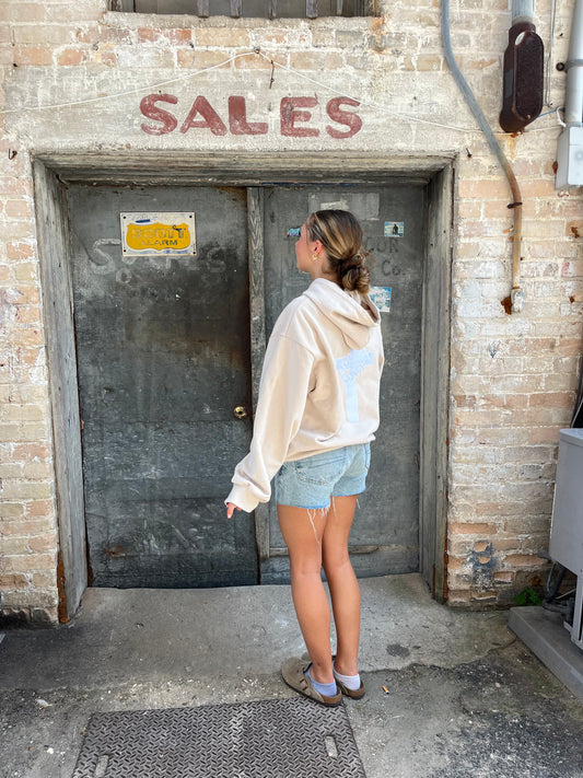 Trust in God tan hoodie